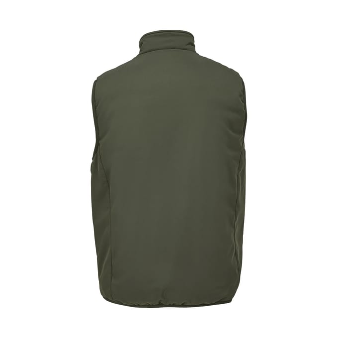 SOLS Unisex Volwassen Falcon Gevoerde Bodywarmer (Legergroen)