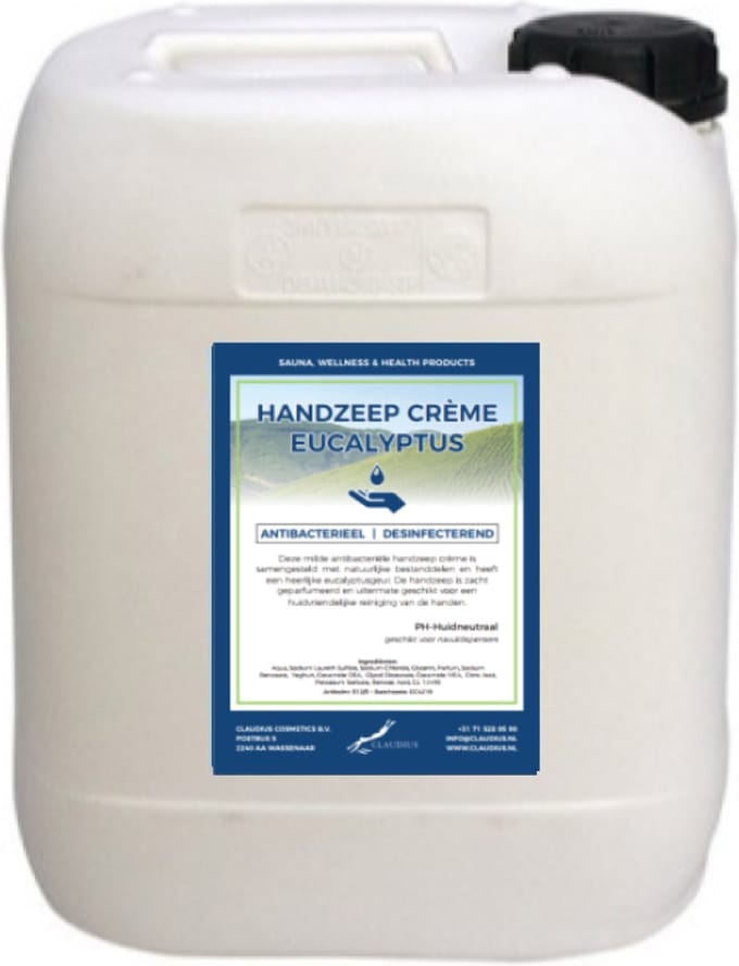 Handzeep Crème Eucalyptus 10 liter - navulling