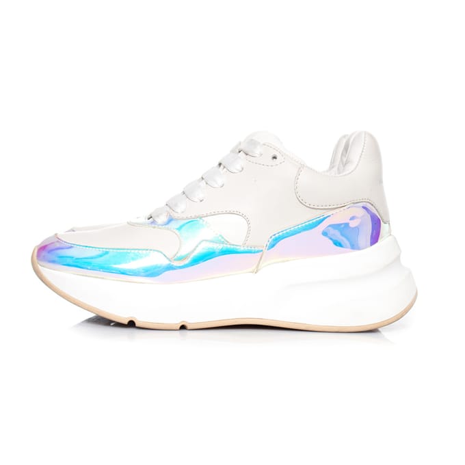 Alexander McQueen Iridescent Larry-sportschoenen.