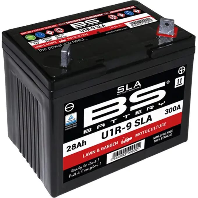 Fabrieksgeactiveerde motorfietsaccu BS Battery Motobatt U1R-9