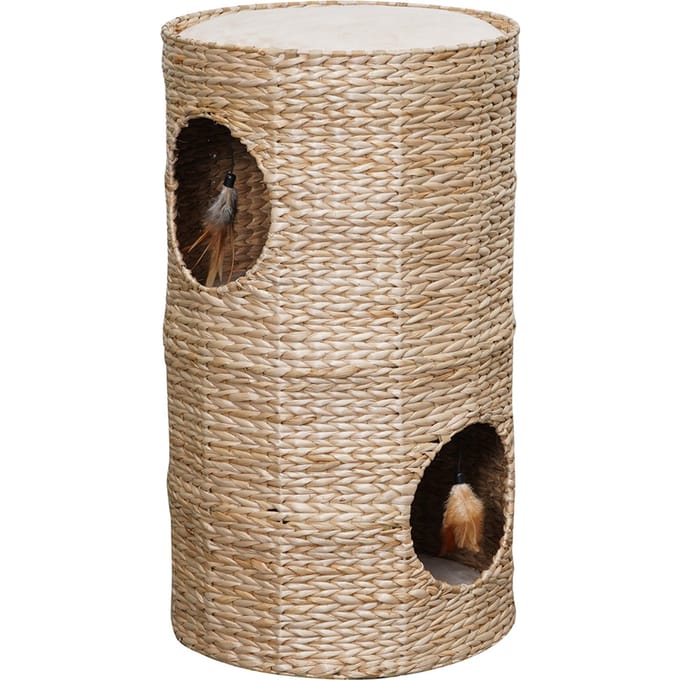 Karlie Krabpaal Caverna Waterhyacint Ø40x70cm voor katten