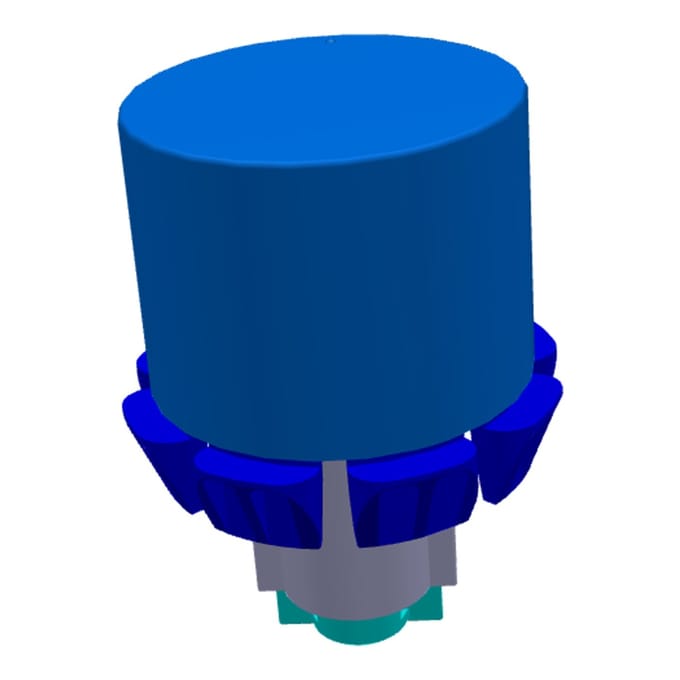AEG knop, energieschakelaar, wit, 9-0 140235432048