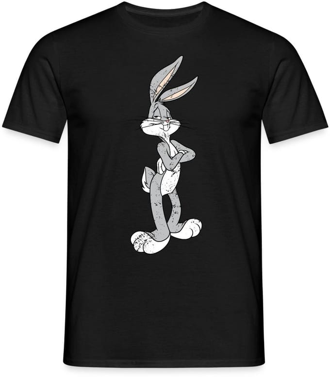 Looney Tunes Bugs Bunny Vintage T-Shirt Heren
