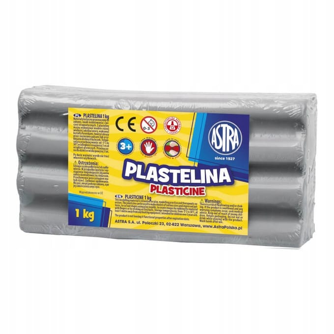 Astra Grote Grijze Klei 1kg - School & Knutselen