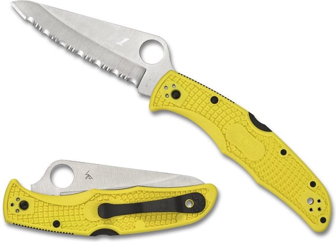 Spyderco Zakmes Pacific 2 Salt Yellow H-1 SE