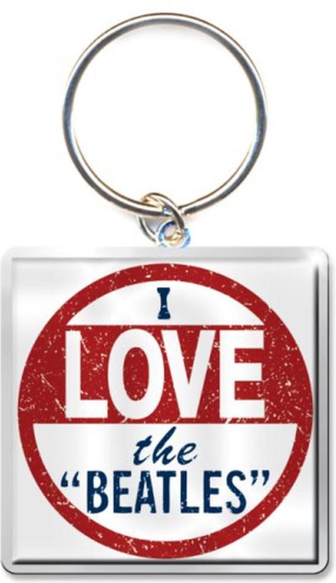 The Beatles - I Love The Beatles Sleutelhanger - Multicolours