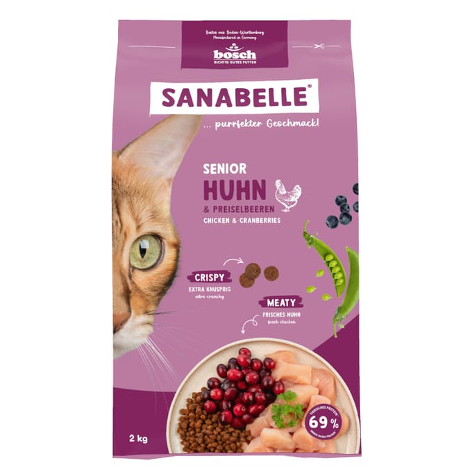 Sanabelle Senior Kattenvoer - 2 kg