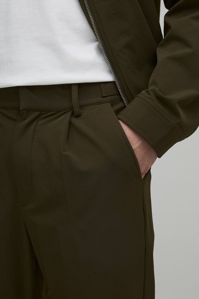 Tapered Technical Stretch Trouser | Khaki | Size XL