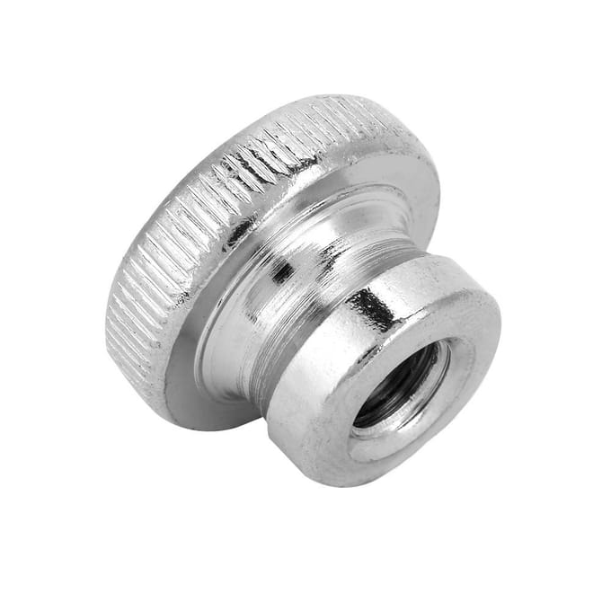 Écrous moletés à serrage manuel en acier au carbone nickelé M3 M4 M5 M6 M8 M10 (M8 2 pièces)