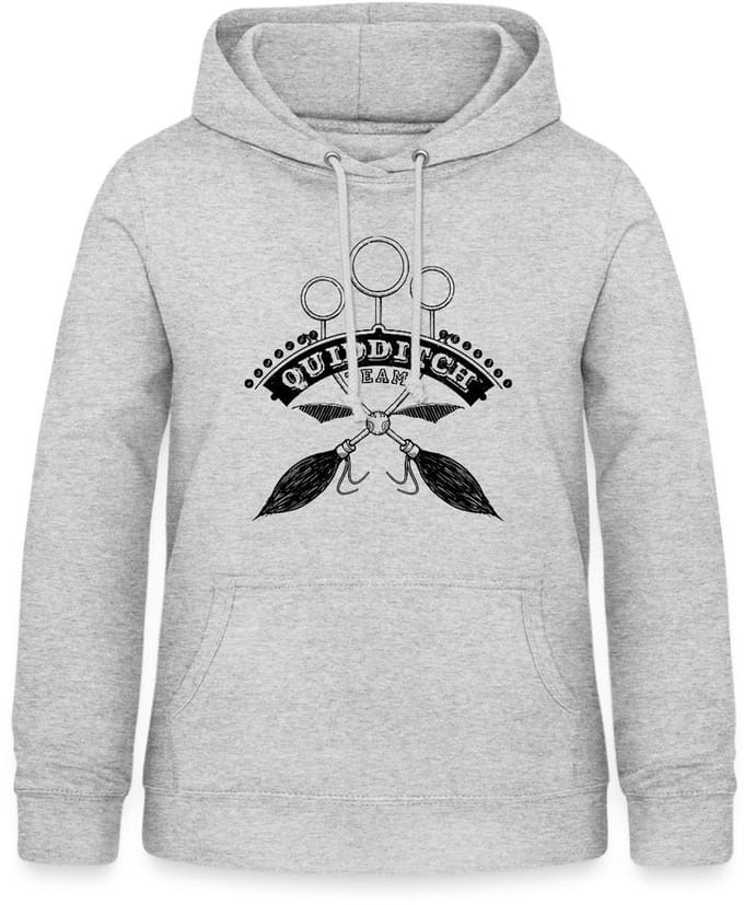 Harry Potter Quidditch Team black Hoodie Dames