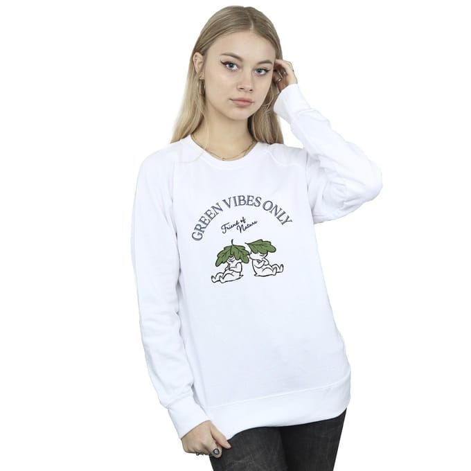 Disney Dames/Dames Chip ´n Dale Green Vibes Only Sweatshirt (Wit)
