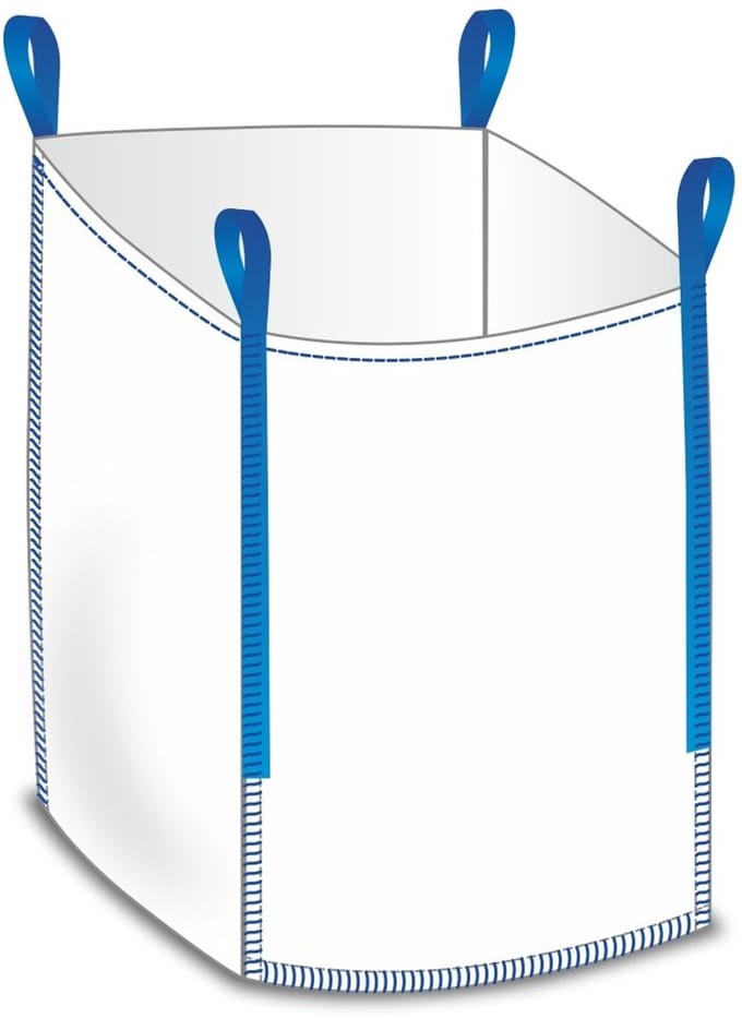 Big Bag 1000kg voor Schüttgoed, 90x90x90 cm