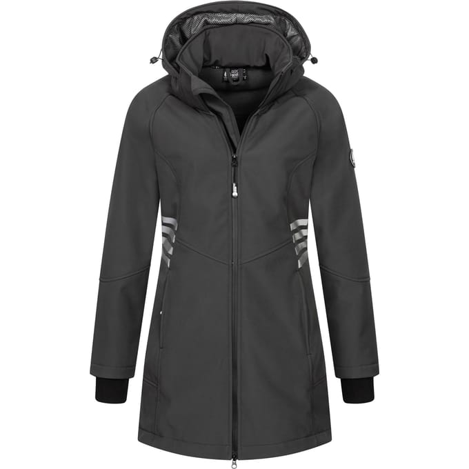 Arctic Seven Dames Softshell Jas AS-305 – Lang, Waterafstotend, Reflecterend