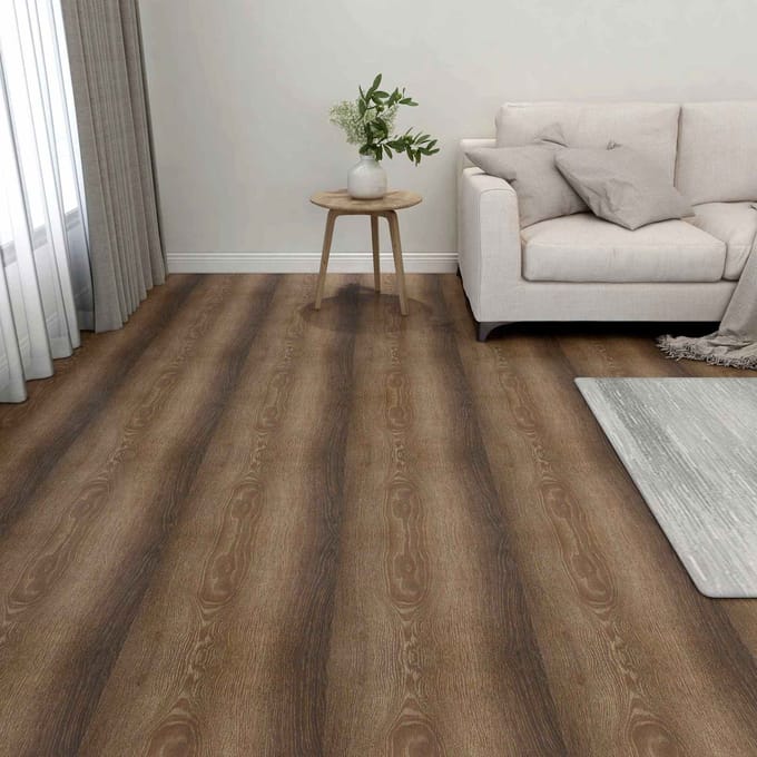 vidaXL - Vloerplanken - Oud - hout - 5,11 - m² - 55 - st - PVC