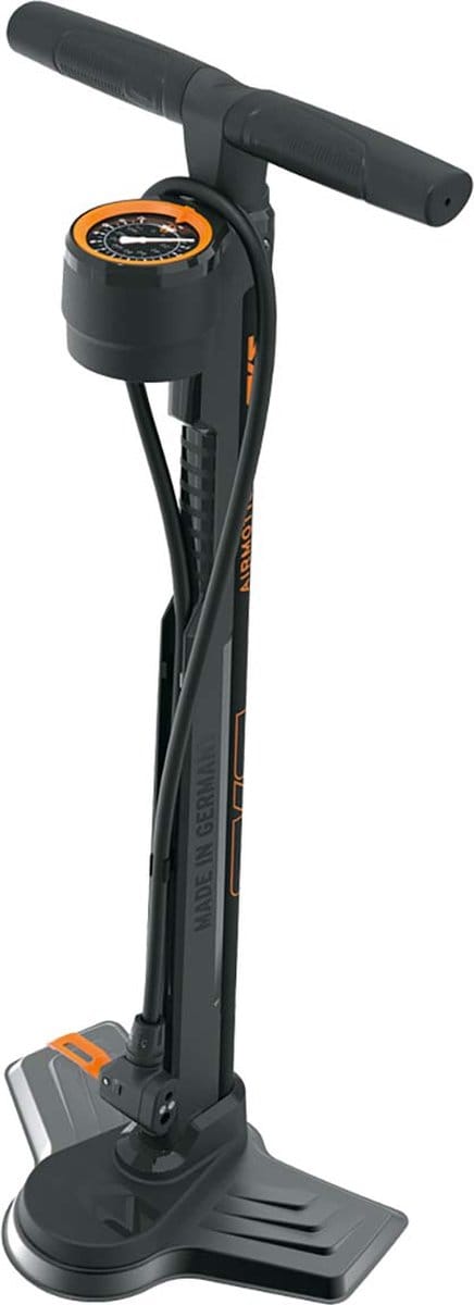 SKS AIRMOTION 12.0 Vloerpomp Zwart Oranje (Multivalve)-one size