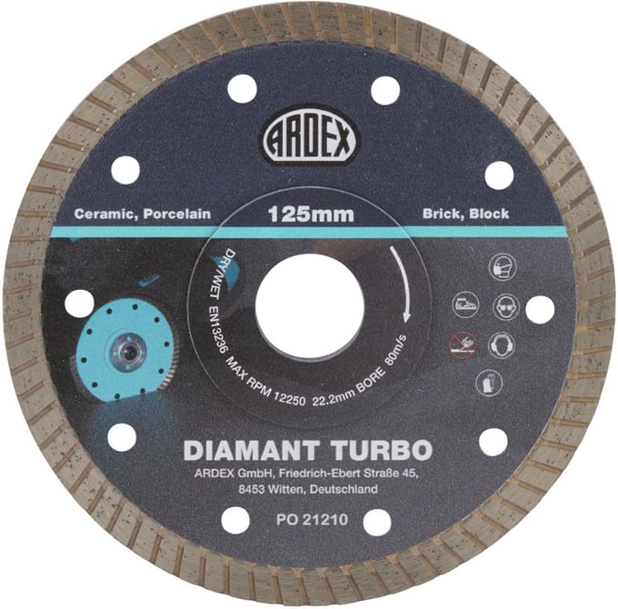 Ardex Turbo diamantschijf 125 mm
