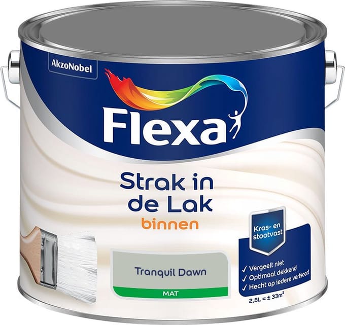 Flexa - Strak In De Lak Binnenlak Mat - Tranquil Dawn - Mengverf - 2,5 L