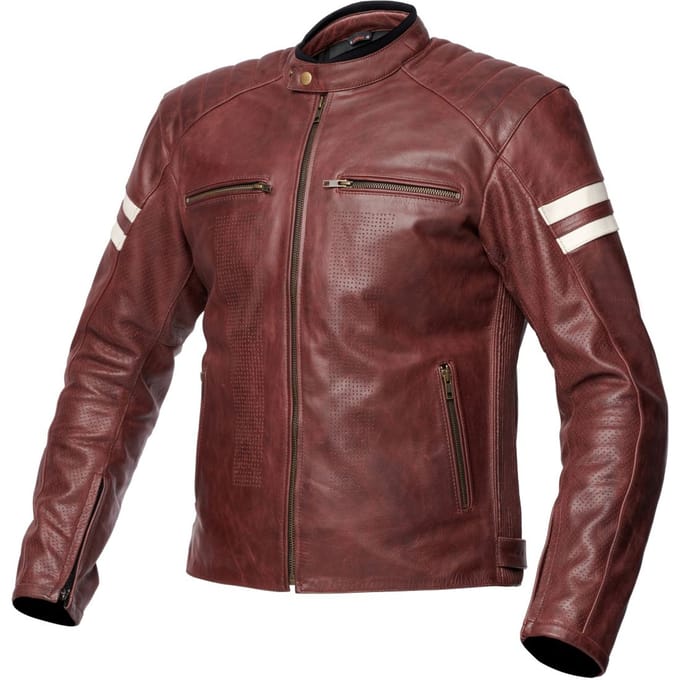 Leren motorjack SPYKE MILANO MAN 2.0 Maat 46