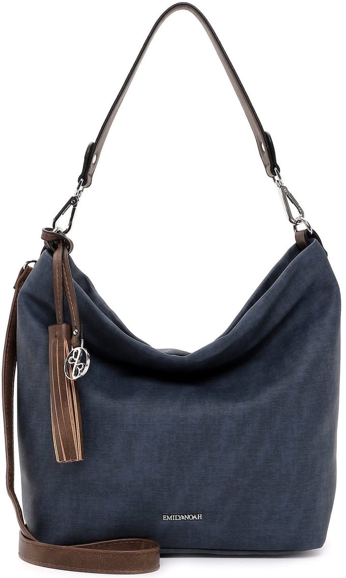 EMILY & NOAH Buideltas E&N Elke ( 62790 ) - Dames handtassen - blue/taupe 509