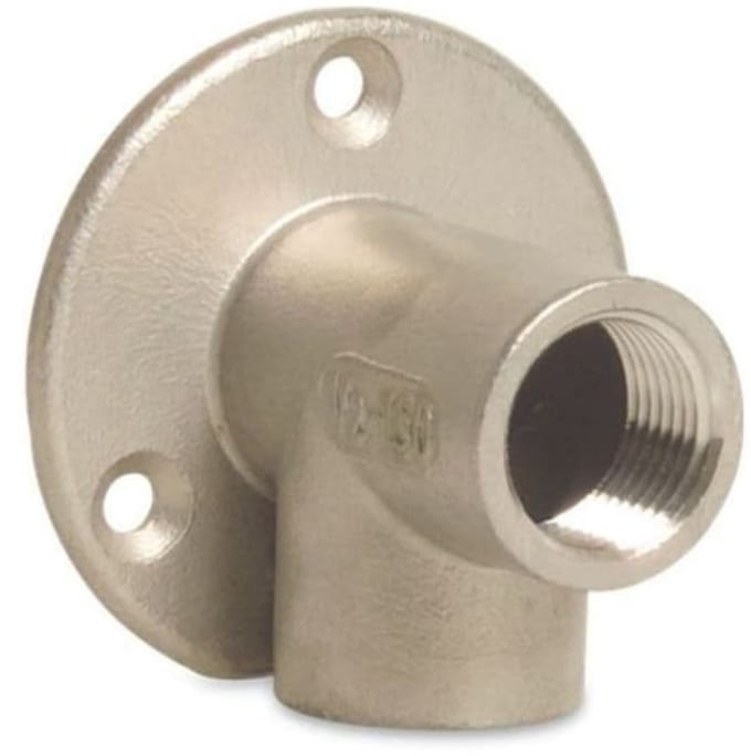 RVS Fitting Wandhoek 90° 1 Inch Binnendraad