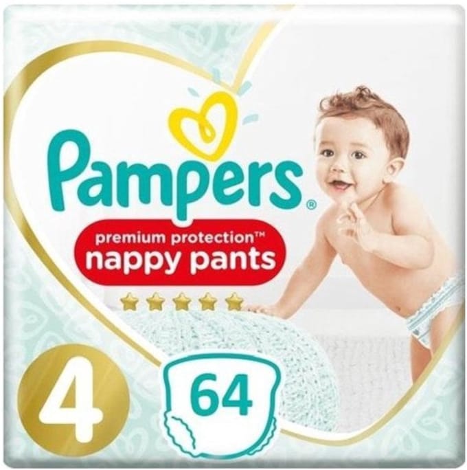 Pampers Premium Protection Nappy Pants Maat 4 - 64 Luierbroekjes