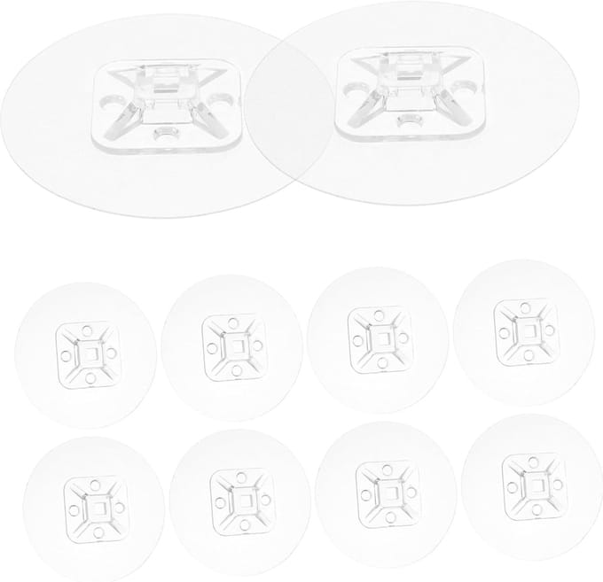 Möbelanker Set - Anti-tip Bevestiging - Veiligheid Thuis - Zonder Boren - 30 Stuks - Transparant