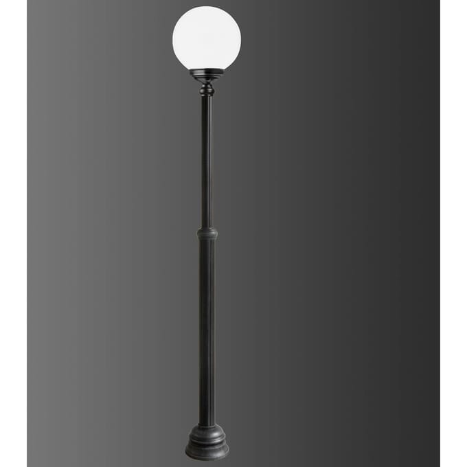 LCD Lantaarnpaal 1143, 1-lamp, zwart/wit