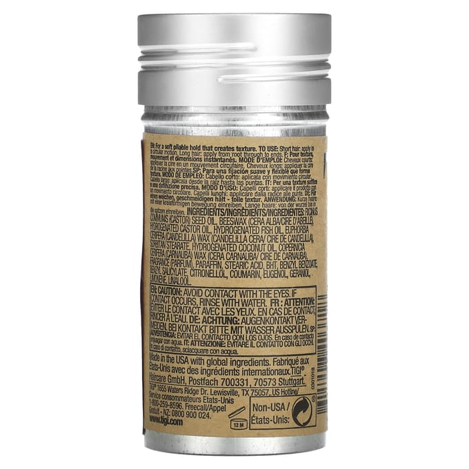 TIGI Styling & Finish Wax Stick Haarwax Dames 75 g