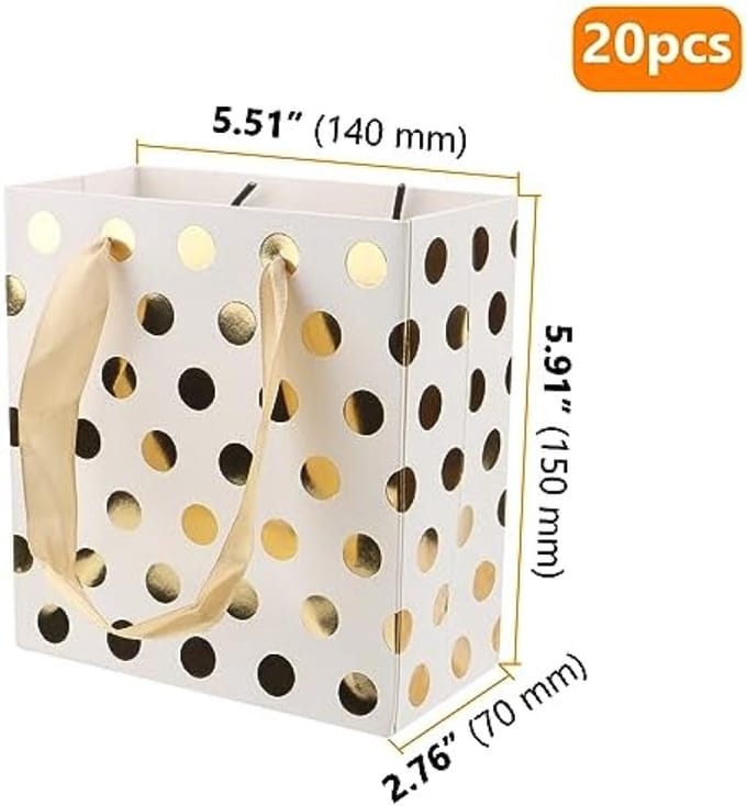 Elegante cadeauzakjes met handvat - 20 stuks verpakking