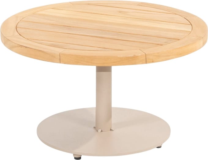 4 Seasons Outdoor Volta Teak Salontafel Latte - Ø60 cm