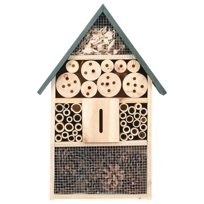 vidaXL - Insectenhotel - 30x10x48 - cm - vurenhout