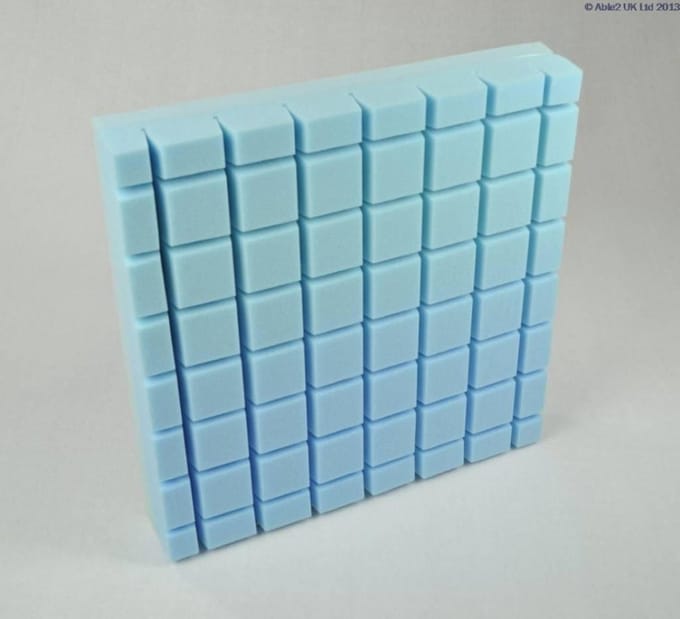 Visco Tex zitkussen - 43 x 43 x 6 cm - Harley