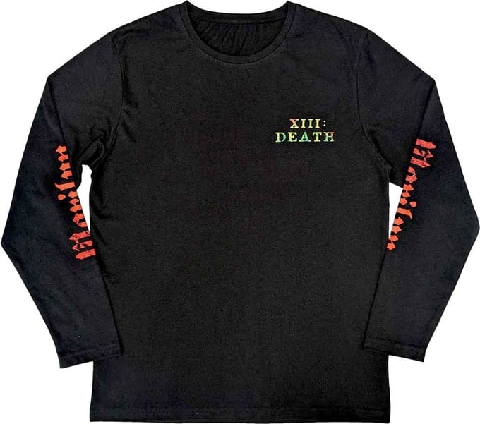Marilyn Manson - Death Longsleeve shirt - M - Zwart