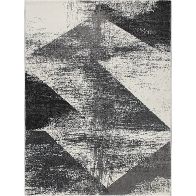 Modern tapijt Merano antraciet 80x150 cm