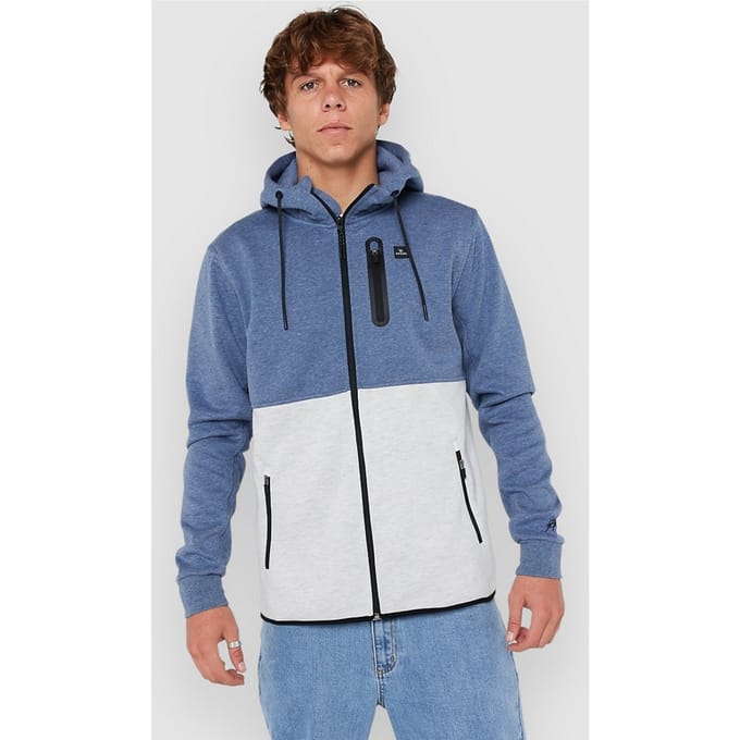 Rip Curl Anti Series Departed Zip Hoodie blauw