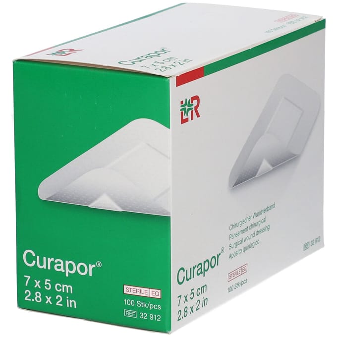 Lohman & Rauscher - Curapor - chirurgischer Wundverband steril - 5x7cm - 100 stuks in een doos
