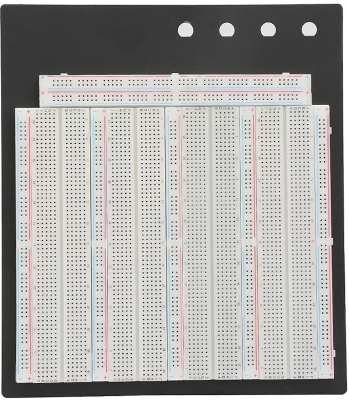 ZY-208 3220 Breadboard voor Elektronische Circuitprototypes - Solderless en Herbruikbaar