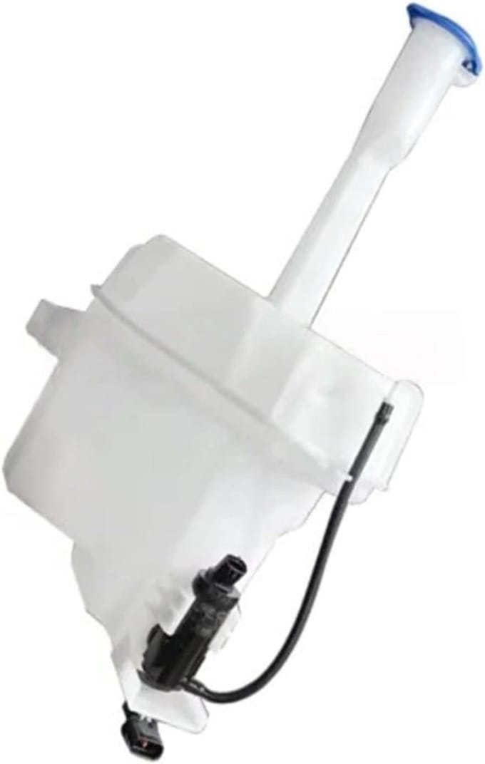 Ruitensproeiervloeistof pomp - Reservoir met pomp - Auto Onderhoud - Complete inbouwset - 7.6L capaciteit - Wit