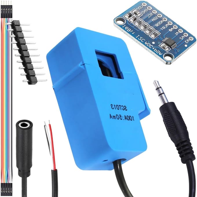 Stroomomvormer Split Core - Stroomsensor Module - Energie Verbruik Meten - Niet-invasieve Meting - 100A 50mA - Niet gespecificeerd