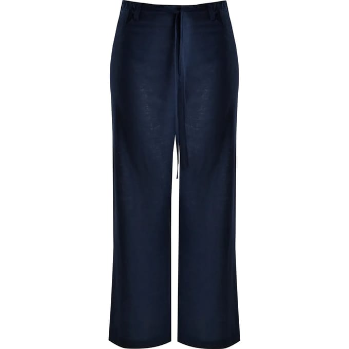 Viscoselinnen broek dames Mat Fashion Wide Leg