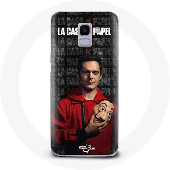Case voor Samsung Galaxy J6 2018 La Casa De Papel Berlin Masker