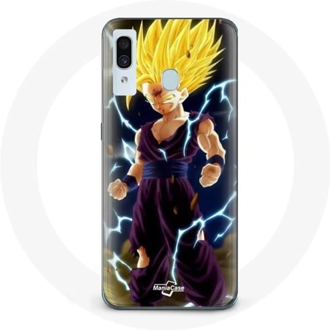 Coque pour samsung galaxy A30 Dragon ball z Super SSJ2 Gohan