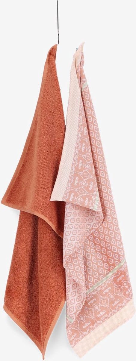 Sissy-Boy - Lichtroze handdoek en theedoek