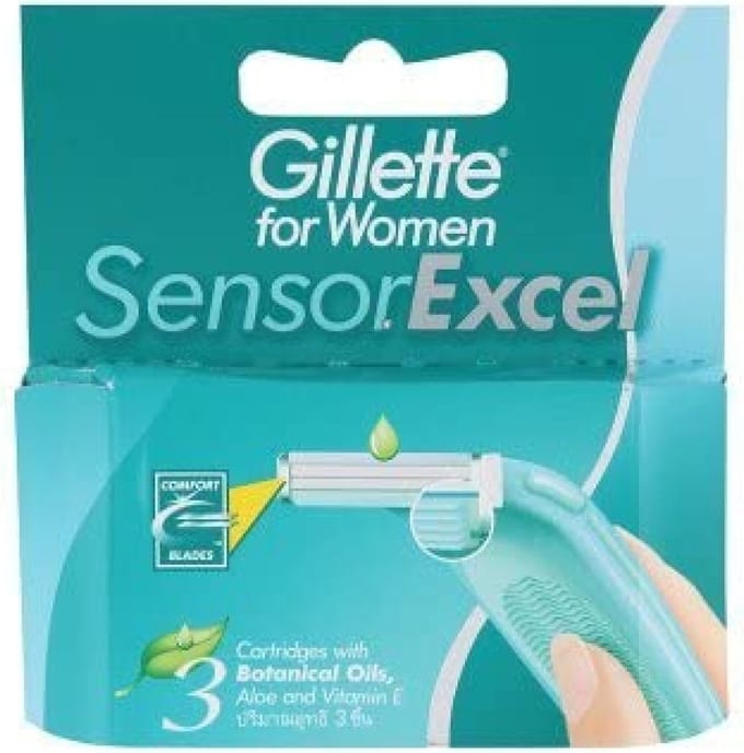 Gillette Scheermesjes Gillette Women Sensor Excel Scheermesjes 3 stuks