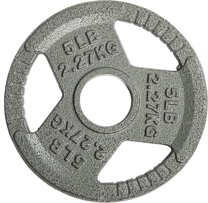Gietijzeren Halterschijf voor Krachttraining en Gewichtheffen - 2,3 kg