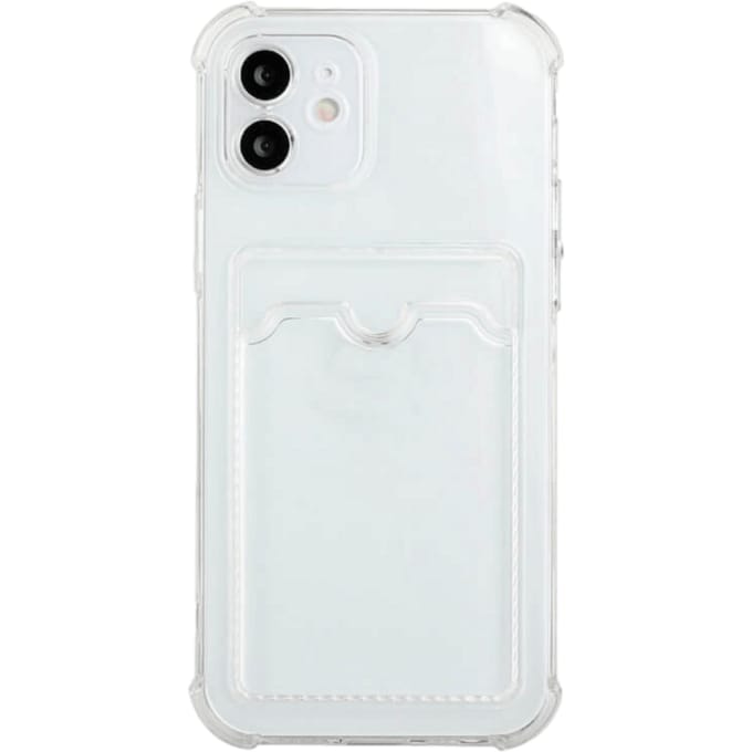 Mocaa  iPhone 11 Pro Max Schokbestendig Slank Hoesje met Pasruimte Transparant