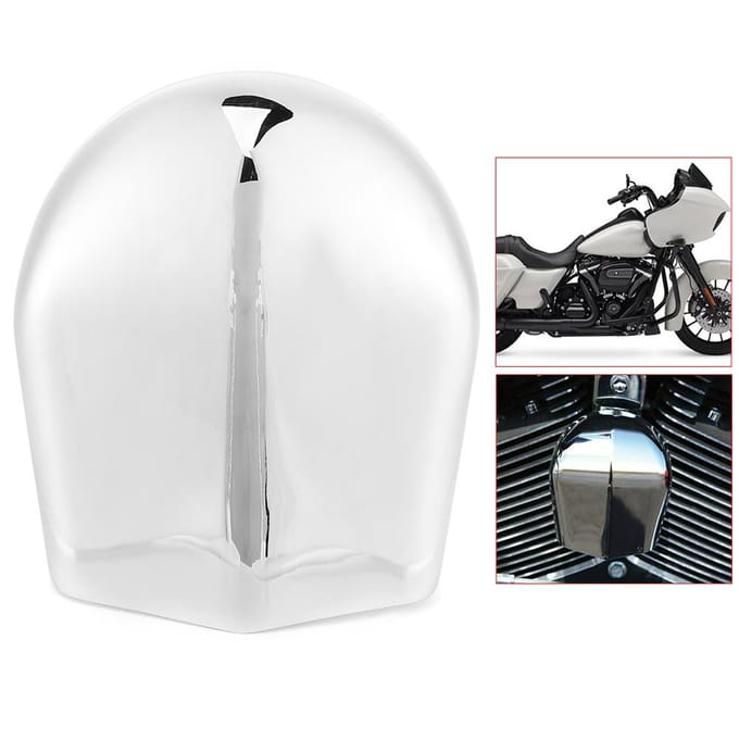 Cache de Klaxon de Moto de Remplacement Adapté aux Modèles Touring avec Klaxons d'Origine 1993-2018(argent ) white