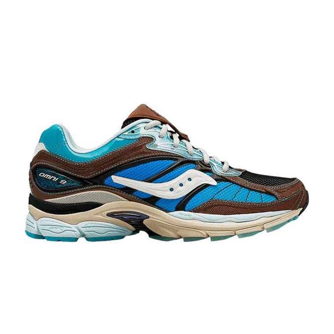 Saucony ProGrid Omni 9 Footpatrol Blauw Bruin 44.5 black