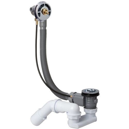 Kronenbach Krontec Multi bath waste, inlet and overflow set, special length 80 cm 511904KB