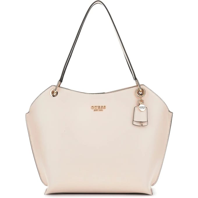 GUESS Schoudertas Eco Evaine Tote Bag Stone Lichtgrijs
